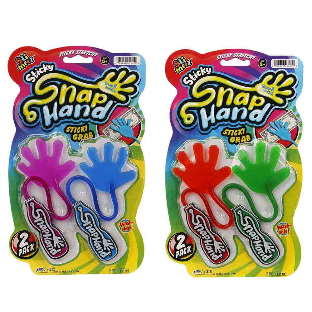 Snap Hand Jaru 2'li Eğlenceli Yapışkan El 1 paket