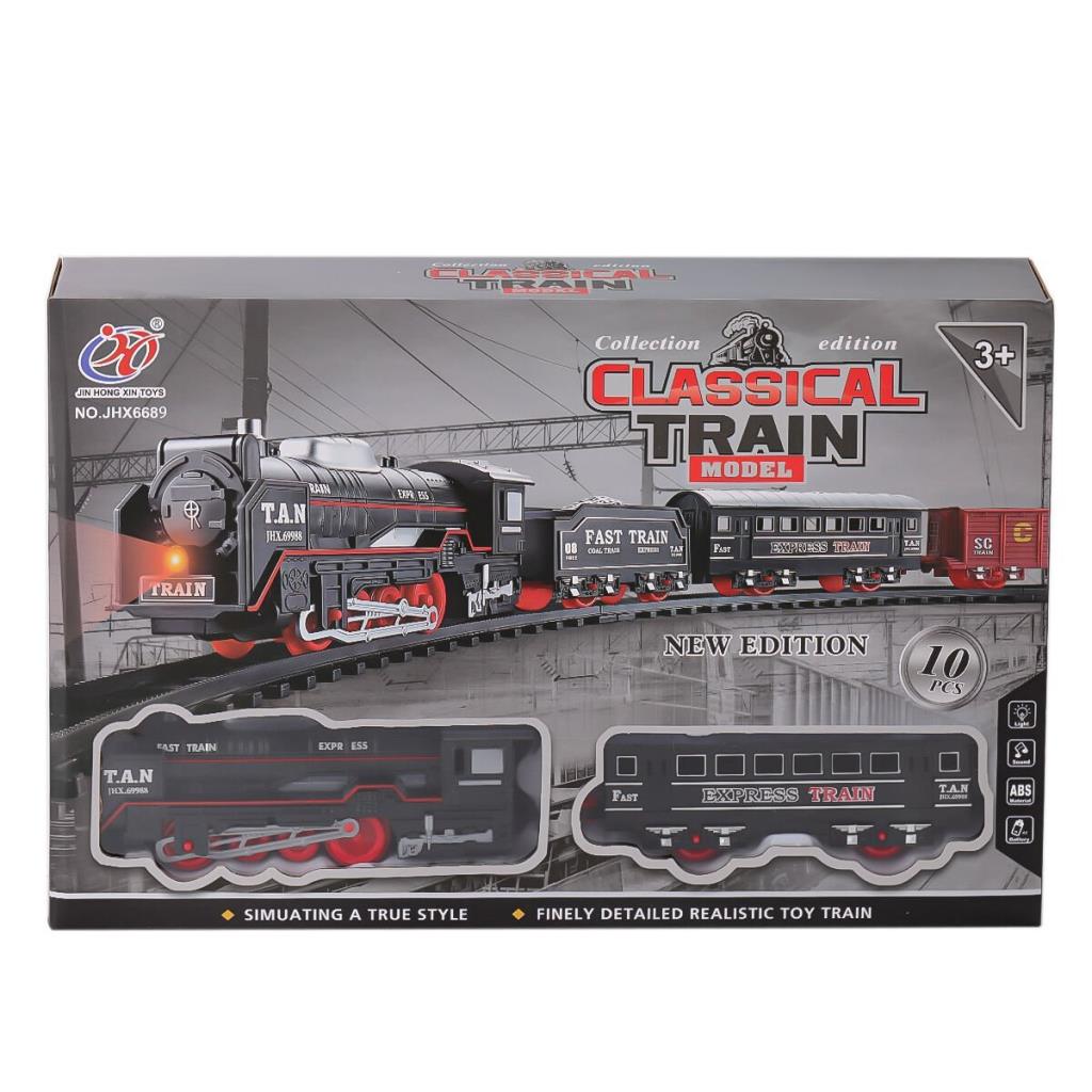 JHX6689 Sesli Işıklı Tren 10 Parça