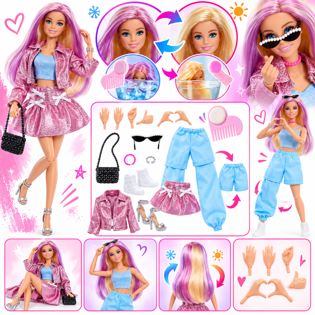 JNC61 DELUXE STYLE Fashion Build Up Doll and Accessories