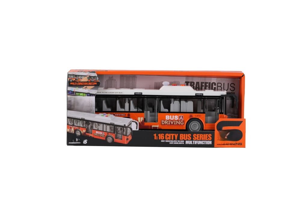 JS120AB Büyük Pilli Işıklı Sesli Pilli Otobüs