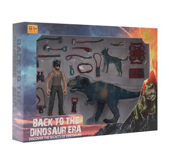 Kadın Figürlü Dinozor Set-mega