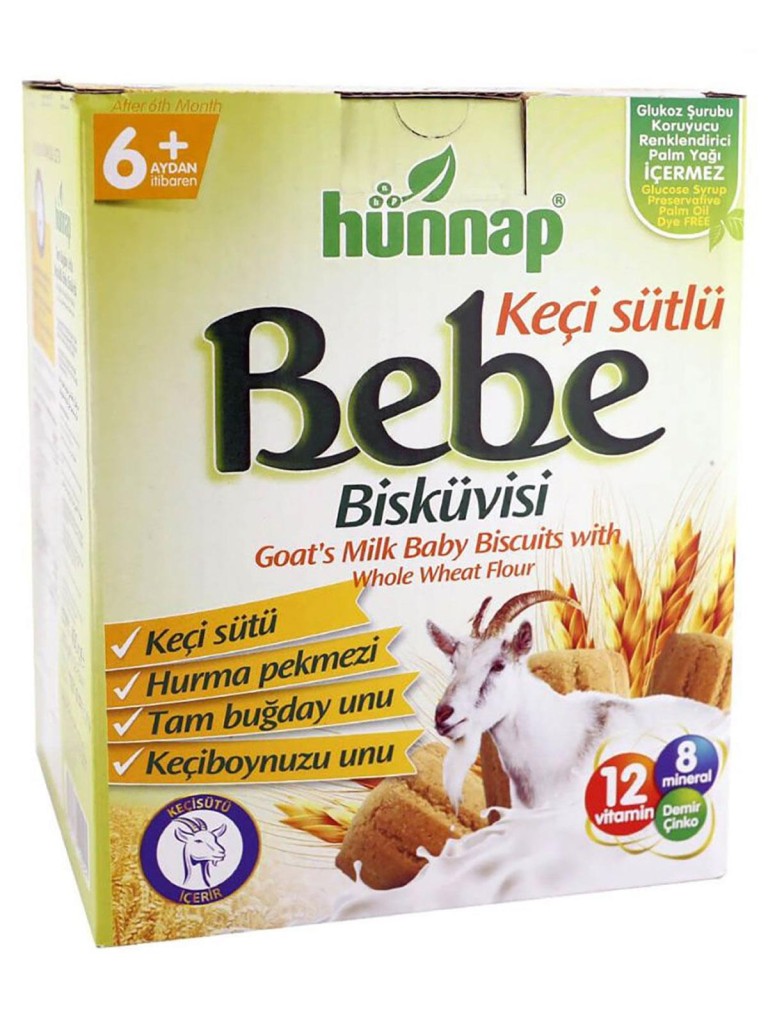 Keçisütlü Vitaminli Bebe Bisküvisi 400 Gr