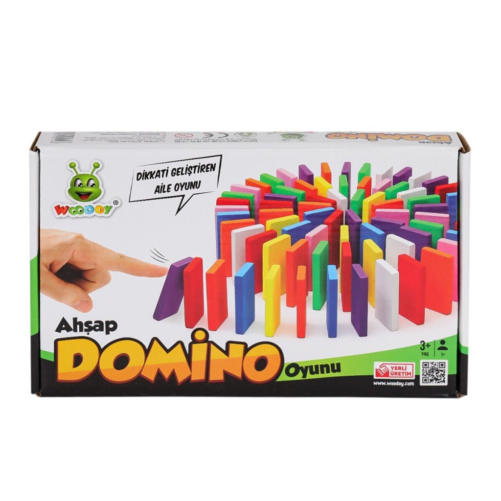 KR116 Ahşap Domino Oyunu -Karsan Oyuncak