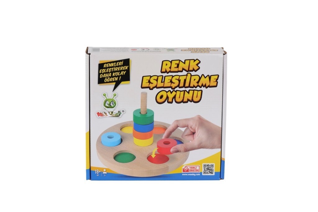 KR136 Renkli Halka Eşleştirme Oyunu