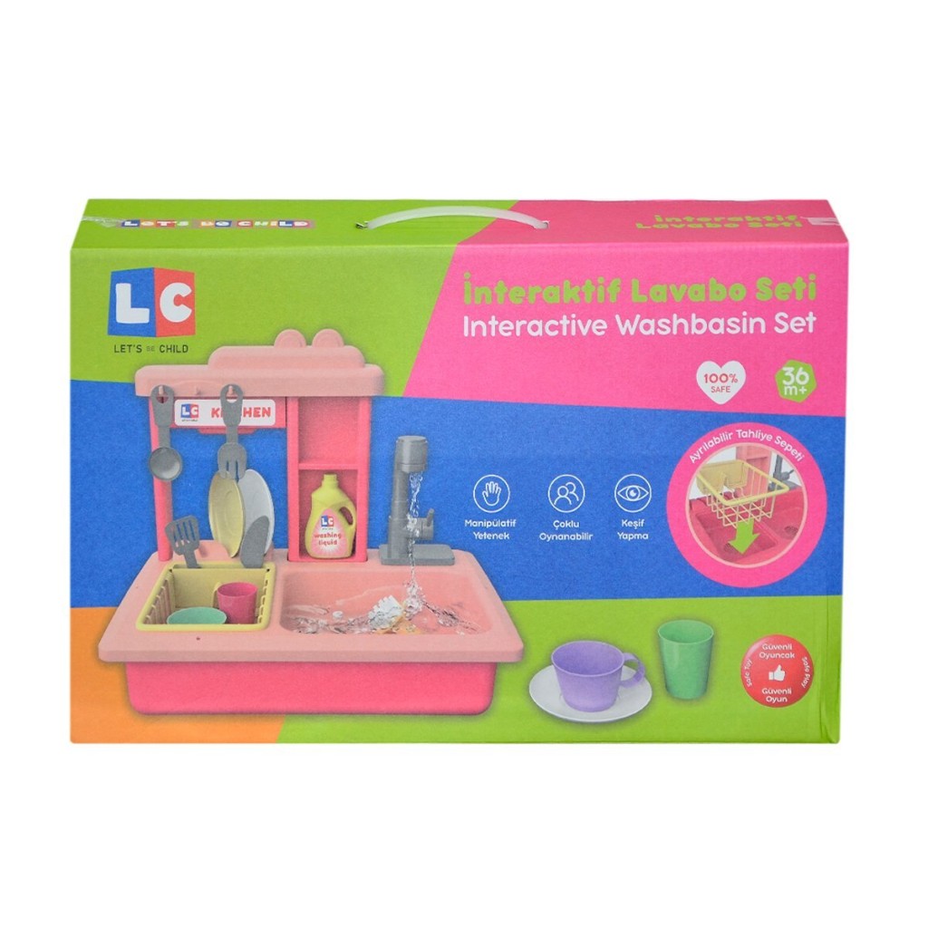 LC-30916 Pilli İnteraktif Lavabo Seti 21 Parça