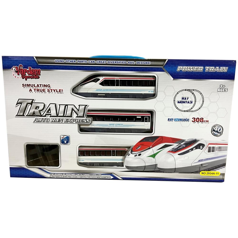 LE-2934A-11 40PCS Isıklı 308CM Hızlı Tren Set-vrd