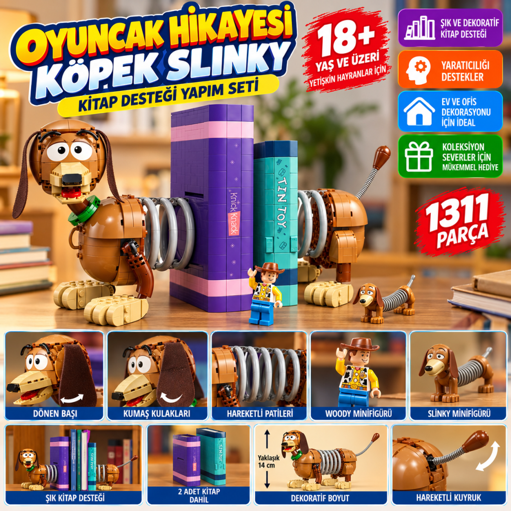 Oyuncak Hikayesi Köpek Slinky Kitap Desteği 43301