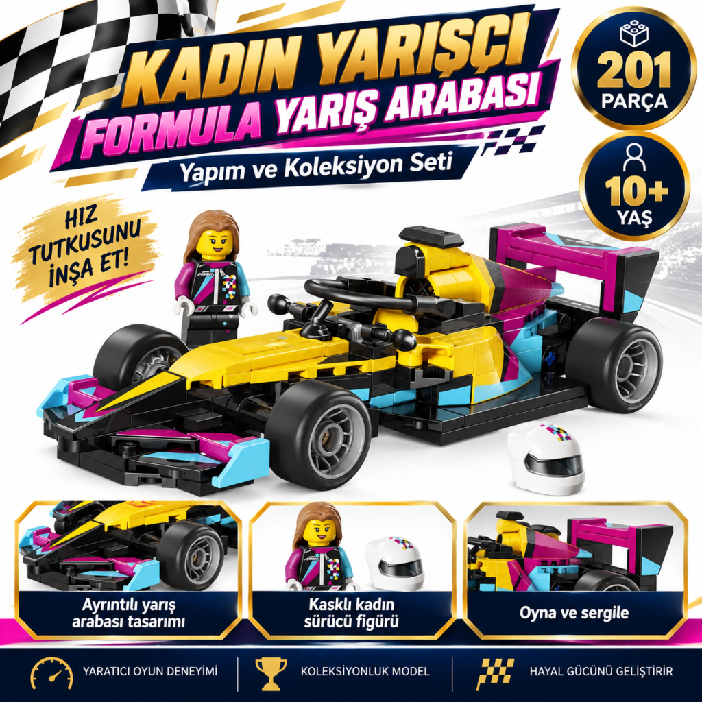 Speed Champions F1 ACADEMY Yarış Arabası 77258