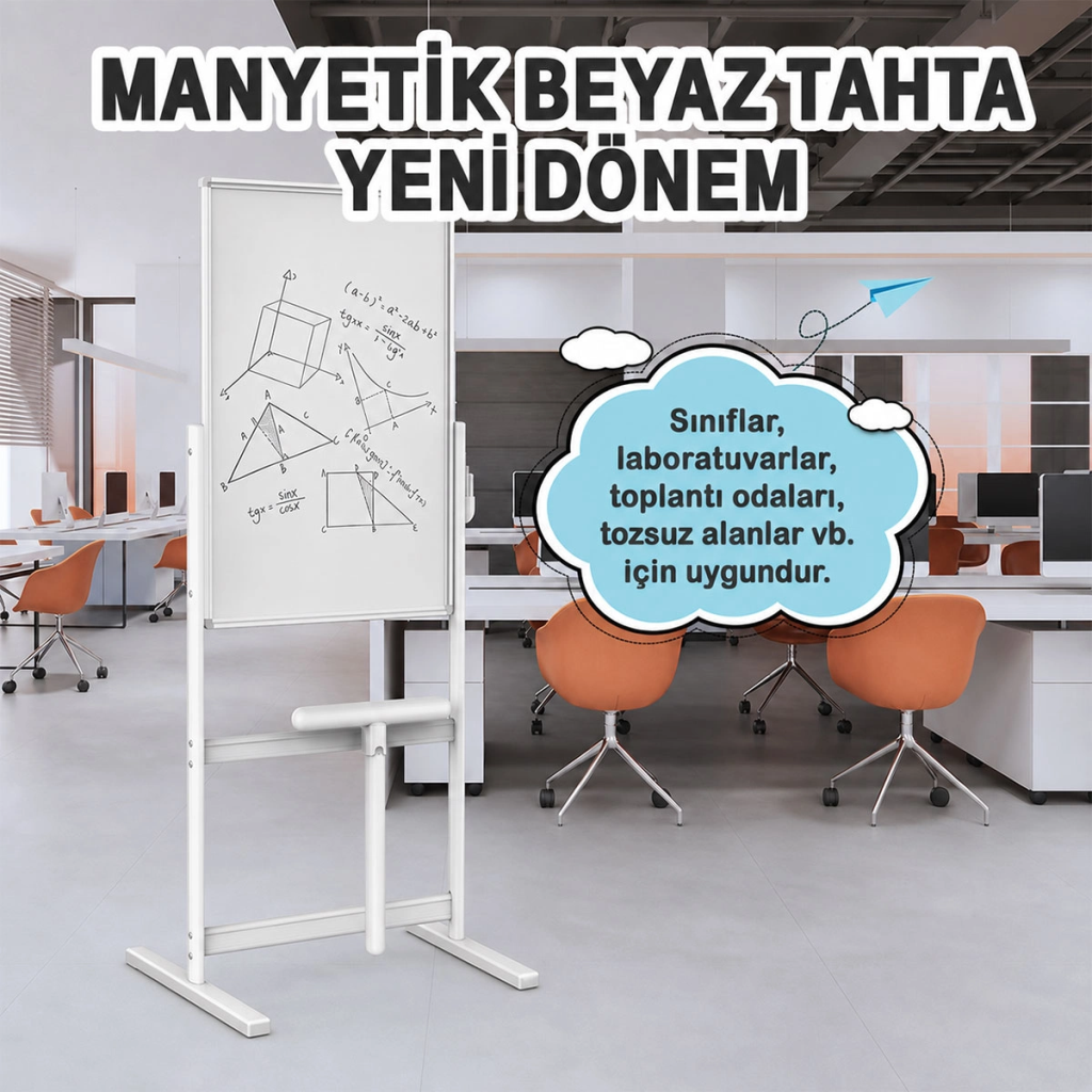 Manyetik Sihirli Yazı Tahtası 58" - 147 cm