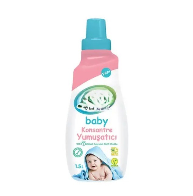%100 Bitkisel Konsantre Yumuşatıcı 1500 ml