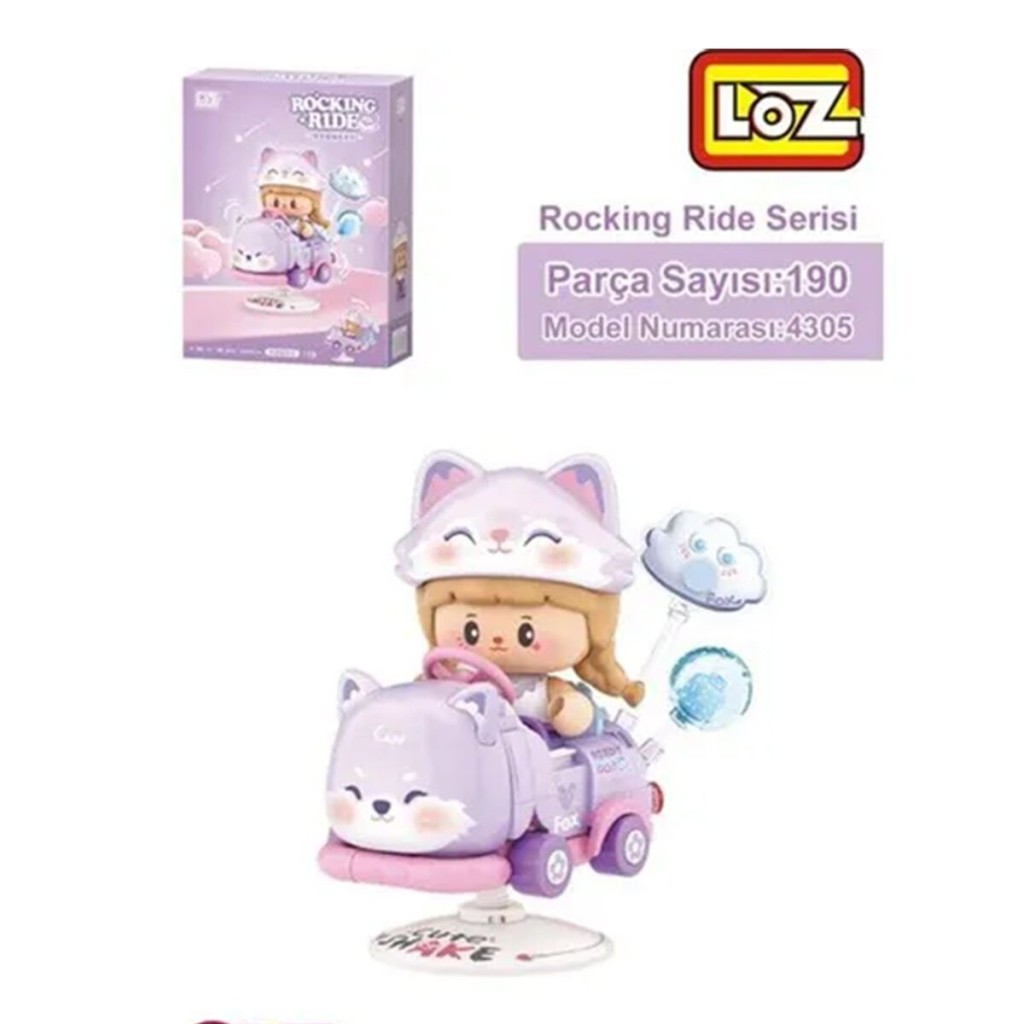 LZ-4305 NessiWorld FOX SALLANMA SÜRÜŞÜ 190 PARÇA BLOCK OYUNCAK