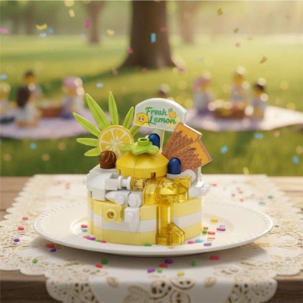 LZ-8643 Limonlu Pasta 160 Parça Block Oyuncak-mini Poşet