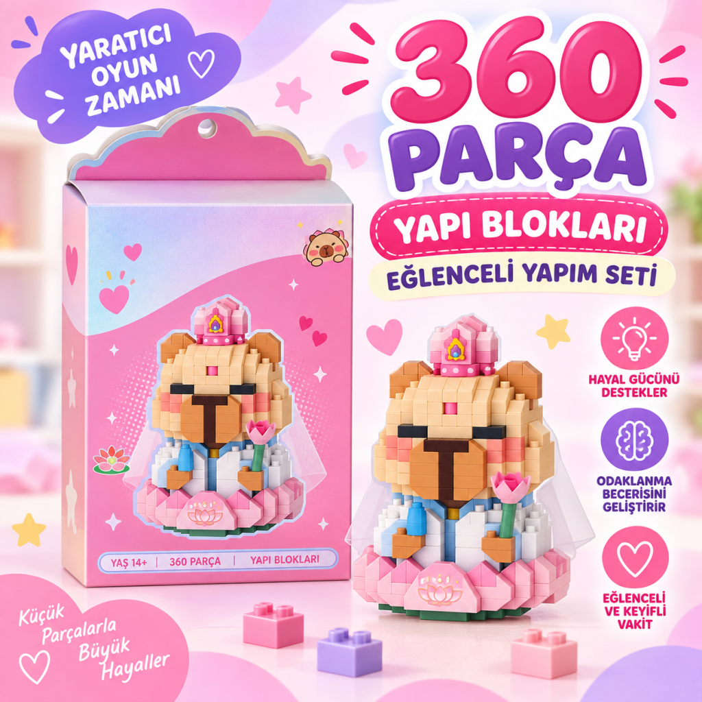 LZ-8878 GUAYİN MODEL 360 PARÇA BLOCK OYUNCAK