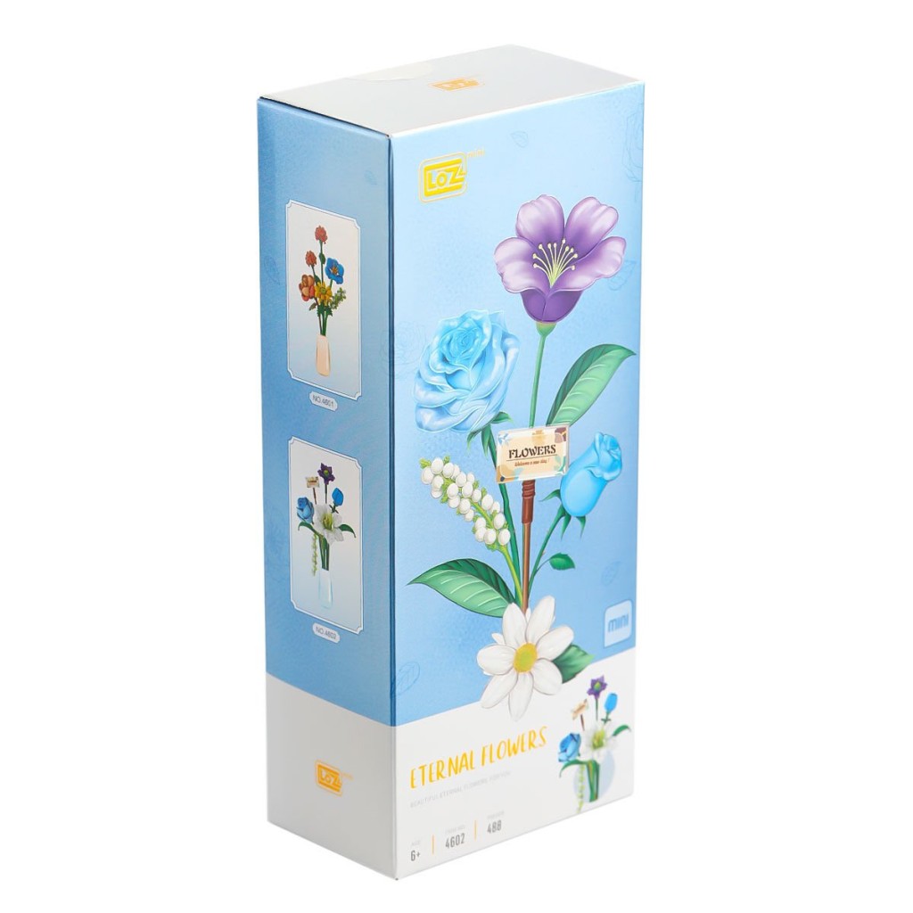 LZ4602 NessiWorld Çiçek Blok Seti 488 Parça -Vagon life