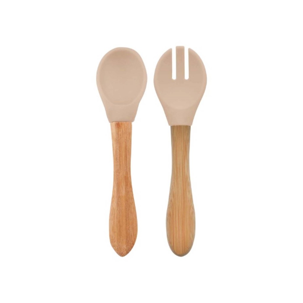 Mama Kaşığı ve Çatal Seti Bubble Beige