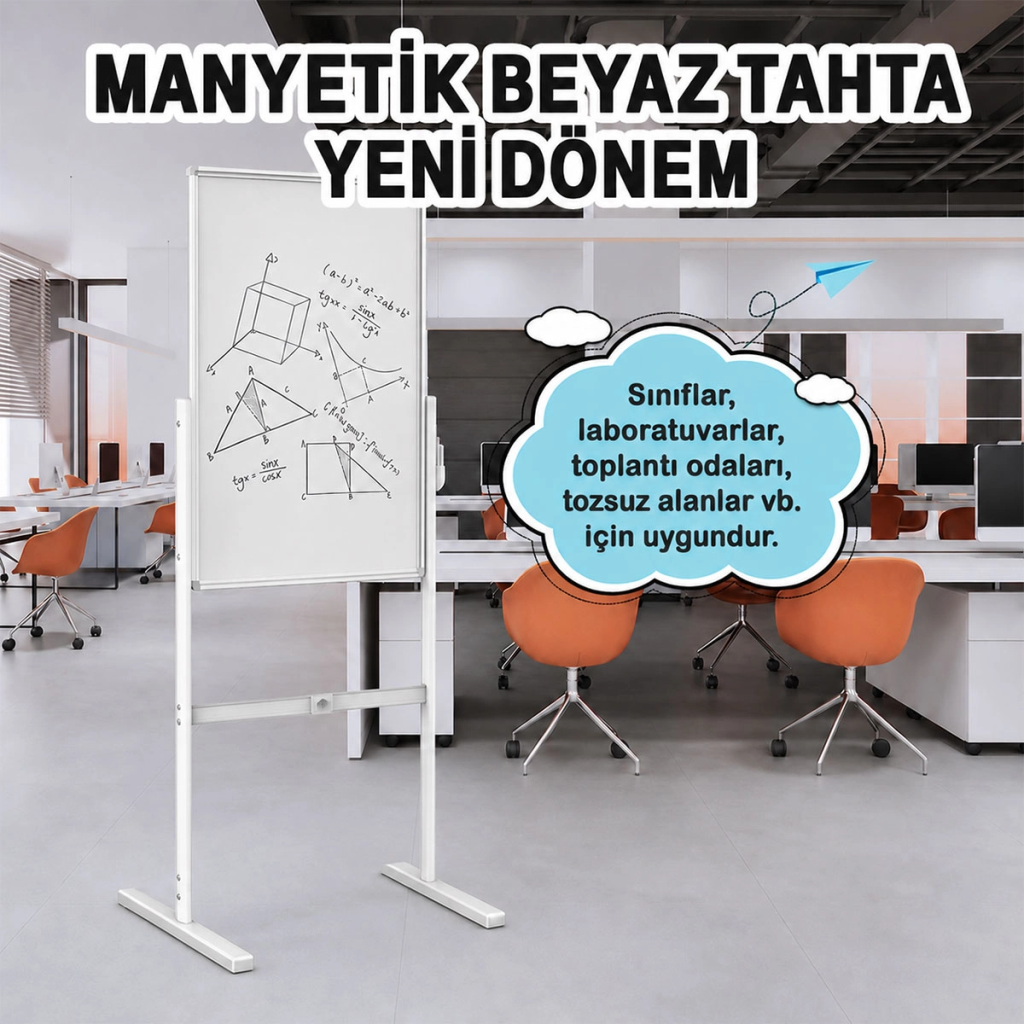 Manyetik Sihirli Yazı Tahtası 42" - 106 cm (XS-B42-Z)