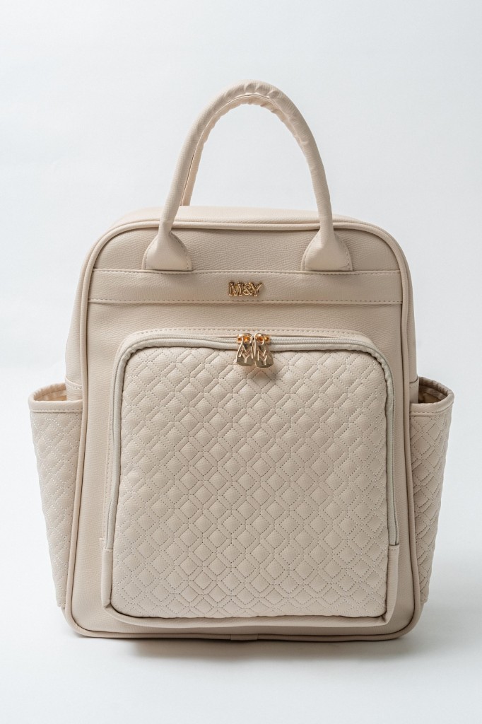 Mia Anne Bebek Bakım Sırt Çantası 7350 Krem