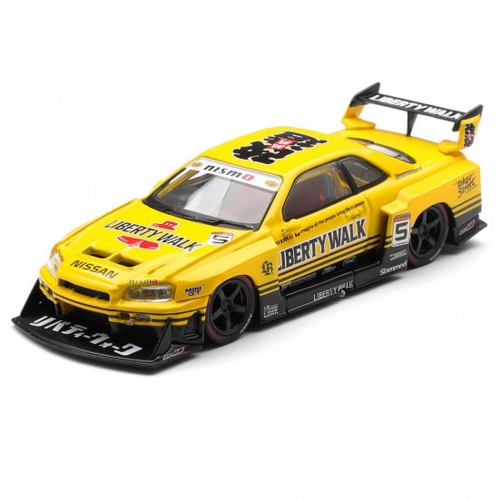 Model Araç 1/64  LB-ER34 Super Silhouette SKYLINE Sport Yellow