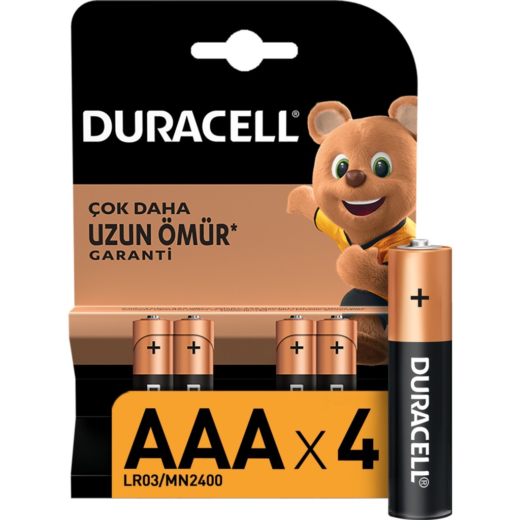 4'Lü AAA İnce Kalem Pil