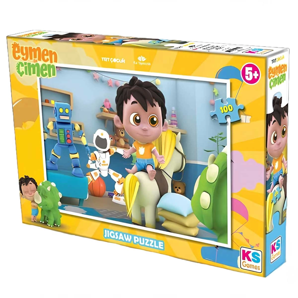 NessiWorld Games Eymen ile Çimen 100 Parça Puzzle