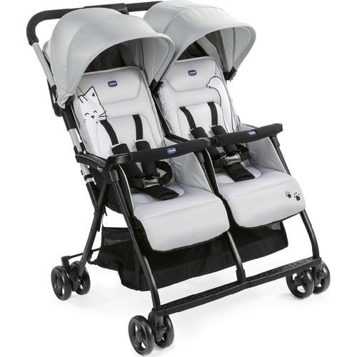 Ohlala Twin İkiz Bebek Arabası Silver