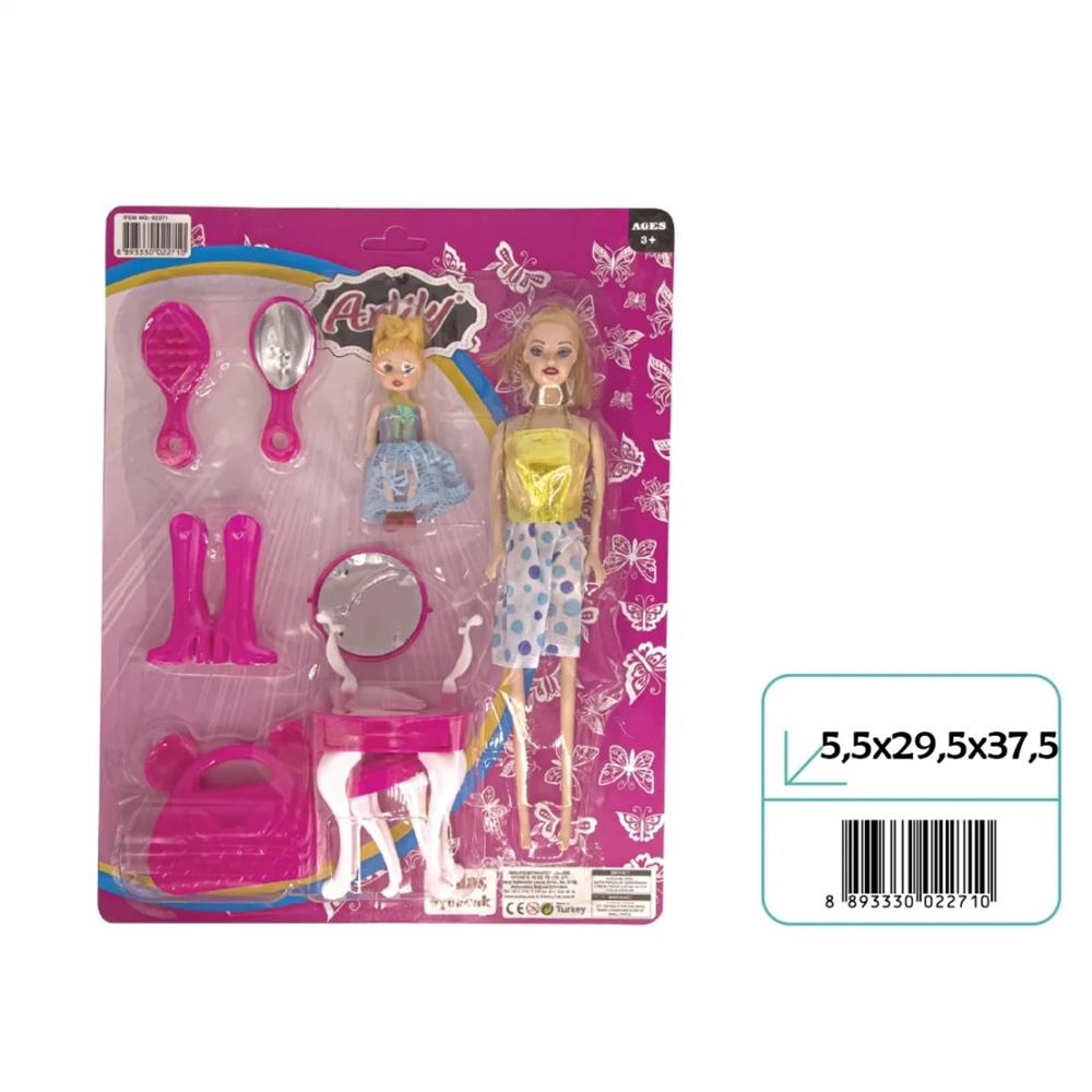OYD-02271 Anlıly Kart Bebeklı Makyj Masalı Set-oyd