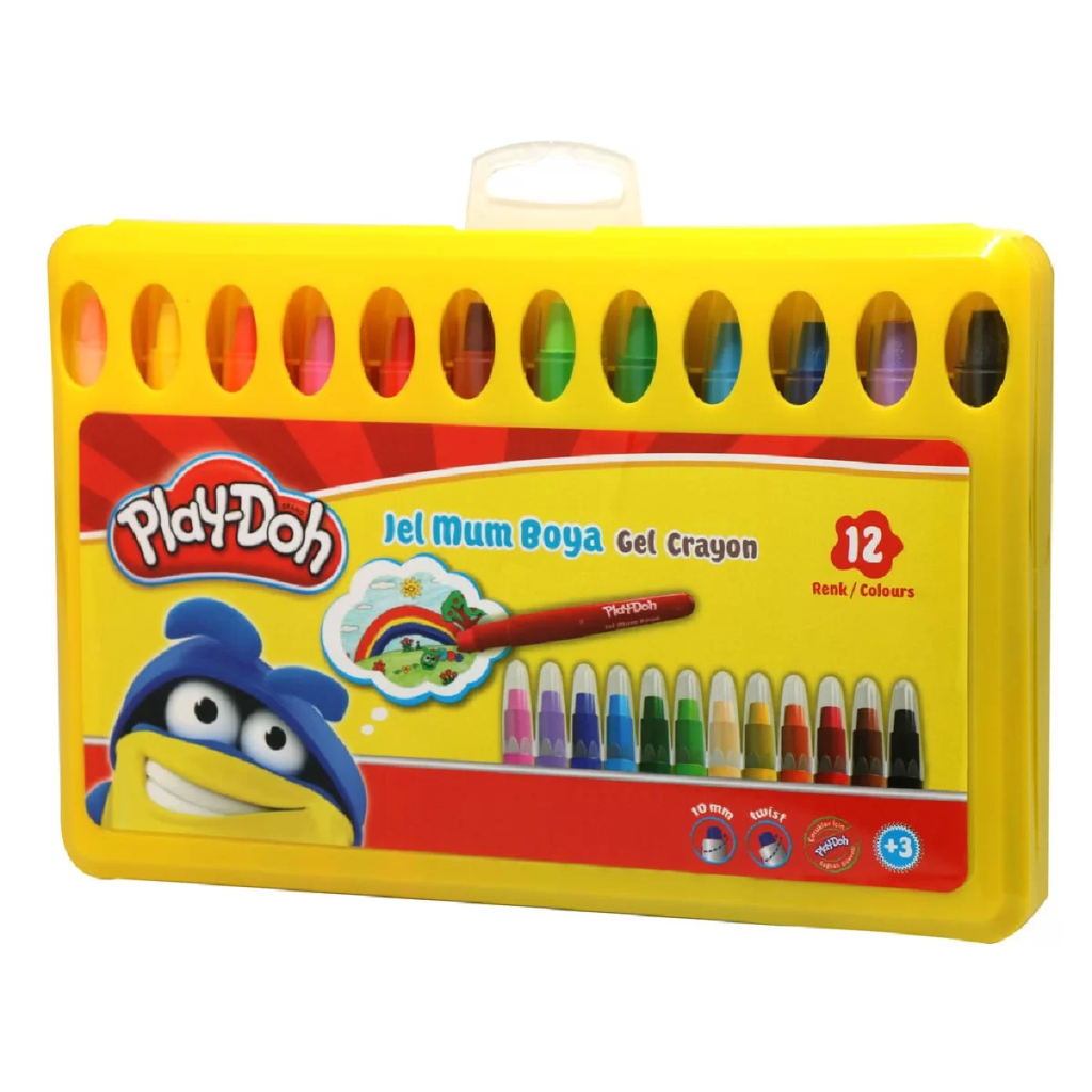 Play-Doh Jel Crayon 12 Renk PP Box
