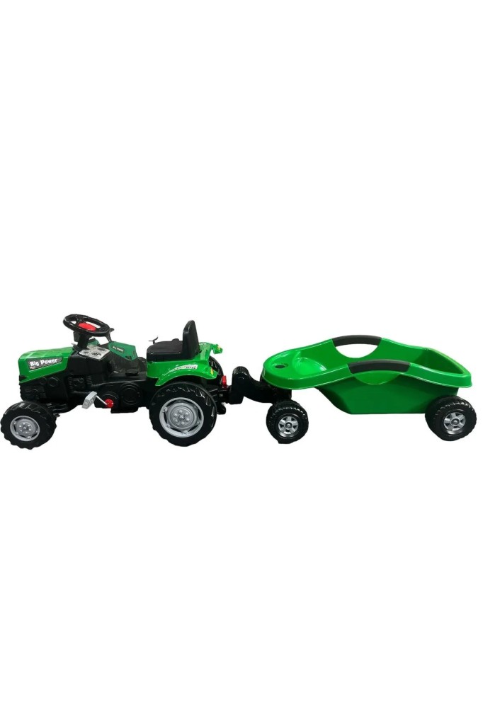 Power Pedallı Big Trolley Traktör 07-320