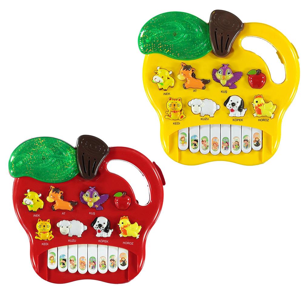 Kutulu Hayvanlı Pilli Elmalı Piano