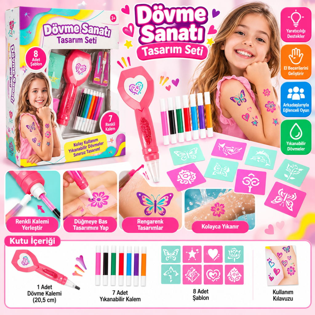 Dövme Sanatı Tasarım Seti
