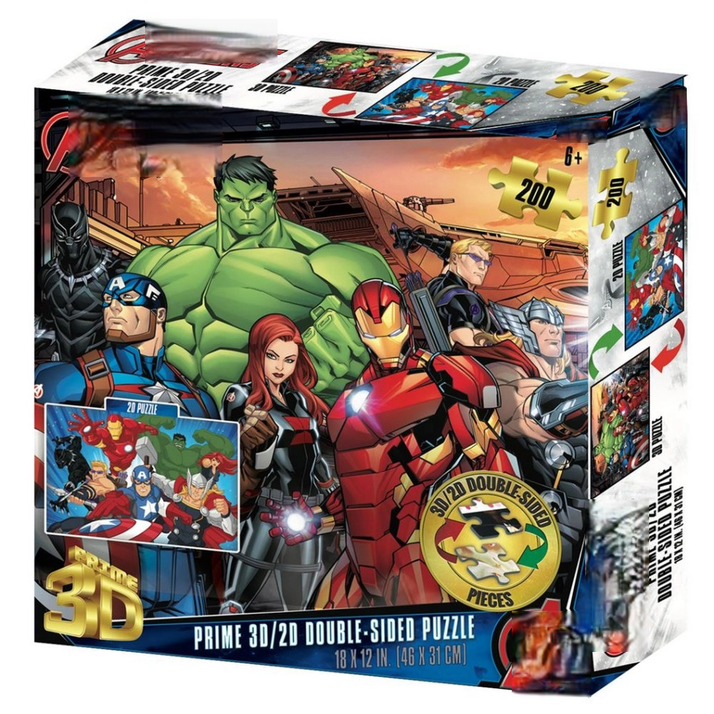 Prime 3D Çift Taraflı Puzzle 200 Parça
