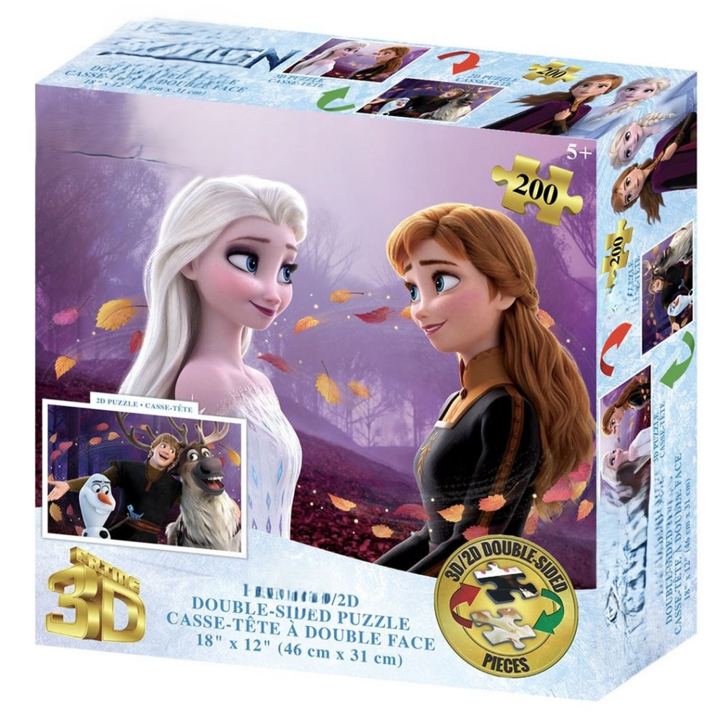Çift Taraflı Puzzle 200 Parça