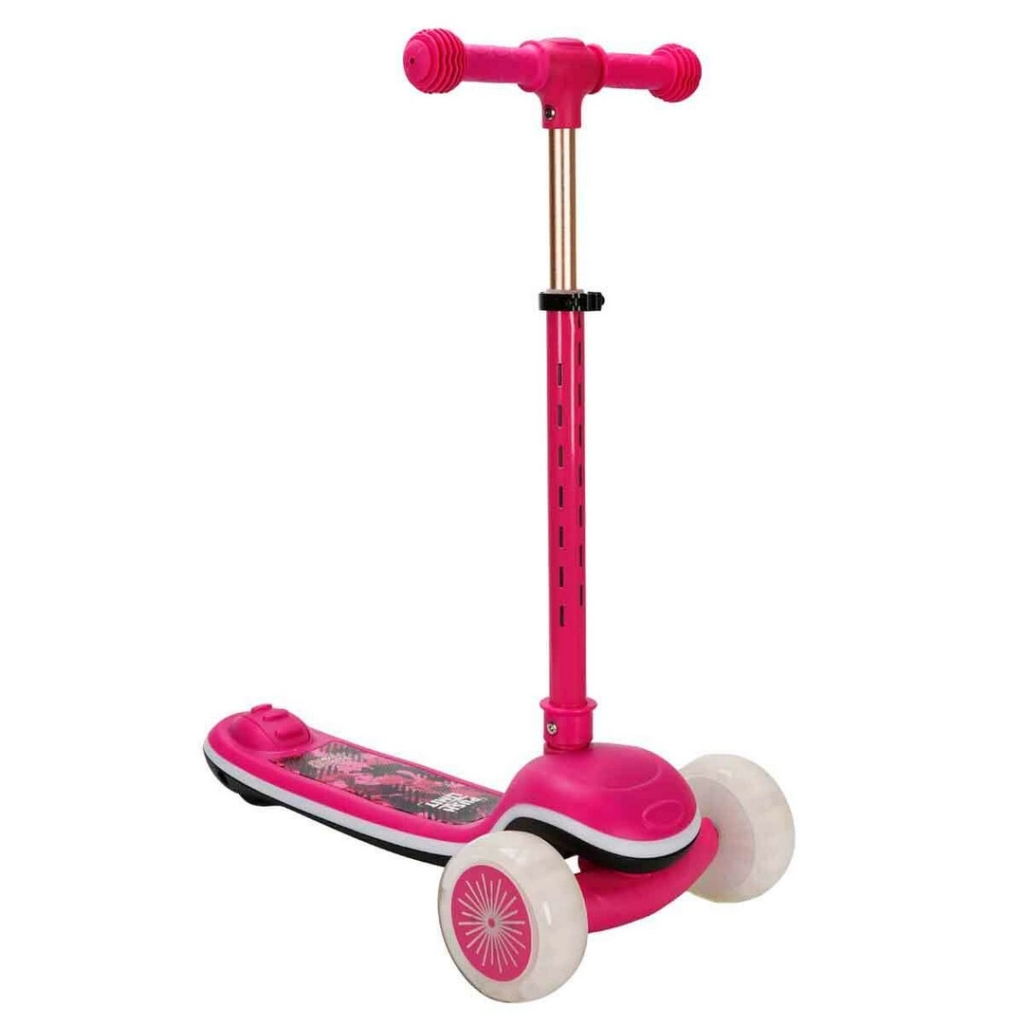 Sesli ve Işıklı 3 Tekerlekli Katlanabilir Scooter