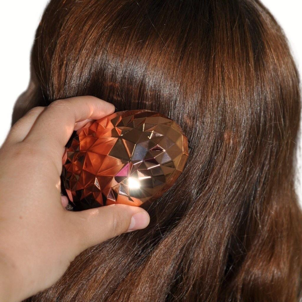 Rose Gold Saç Düzleştirici Tarak Geniş AralıklıHer Saç Tipine Uygun Fırçalı Saç Düzleştirici (adet fiyatıdır)