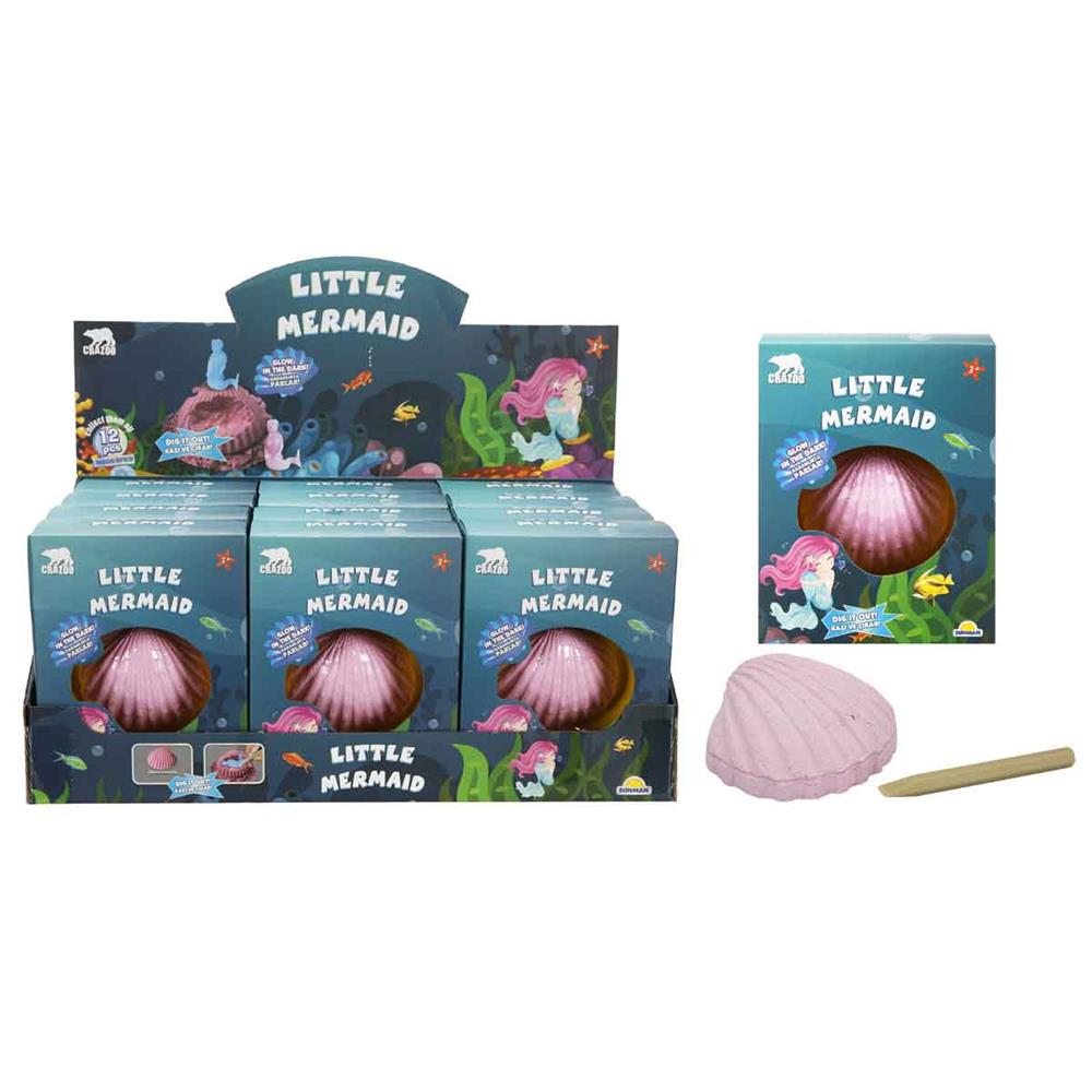 S00003200 Kazı Set Fosil Serisi Denizkızı Parlayan