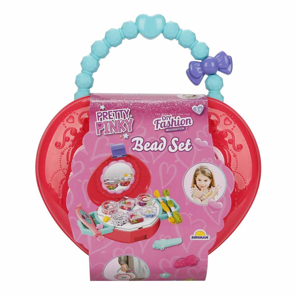 S00003661 Hobi Boncuk Yapımı Kulplu Çanta -sun