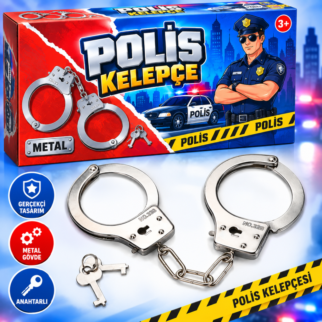 S00003784 Polis Kelepçe Mtl.kutu