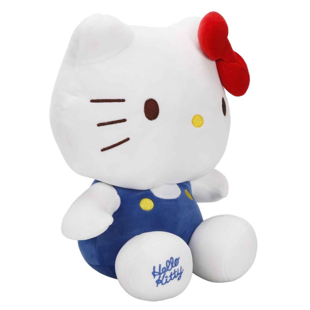 S00006116 Peluş H.kıtty S4 Mavi Tulumlu 35CM