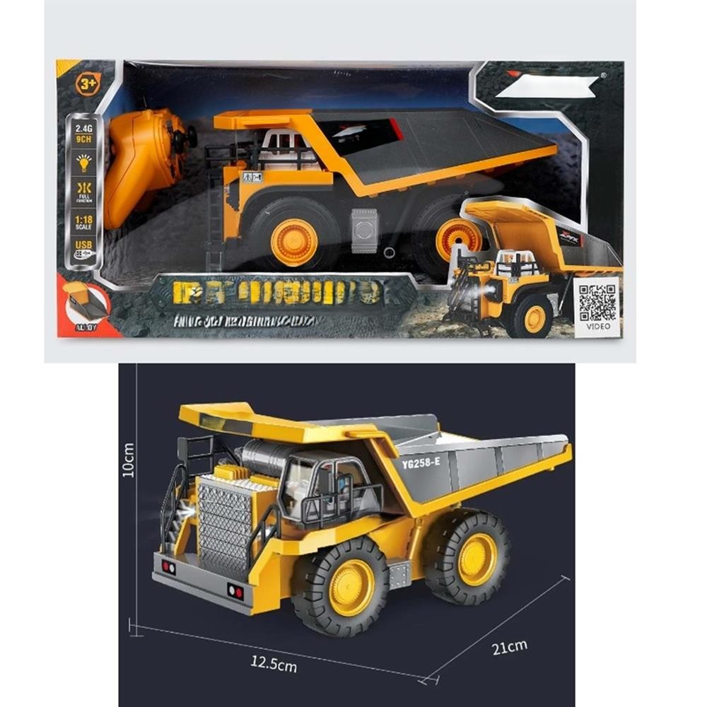 SH40378 1:18 9 KNL ALAŞIM UZA.KUM. DÖKME KAMYON