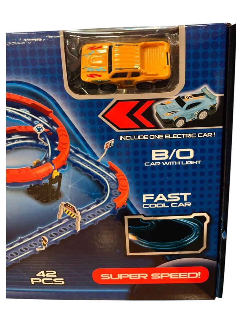 SH40594 Şarjlı Fosforlu Racing Set 42 Parçalı-zrv