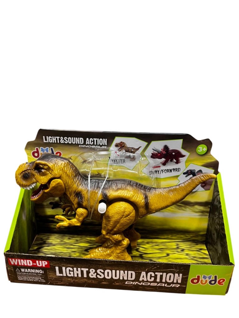 SH40652 Kurmalı Işıklı Sesli Yürüyen Dinozor -zrv