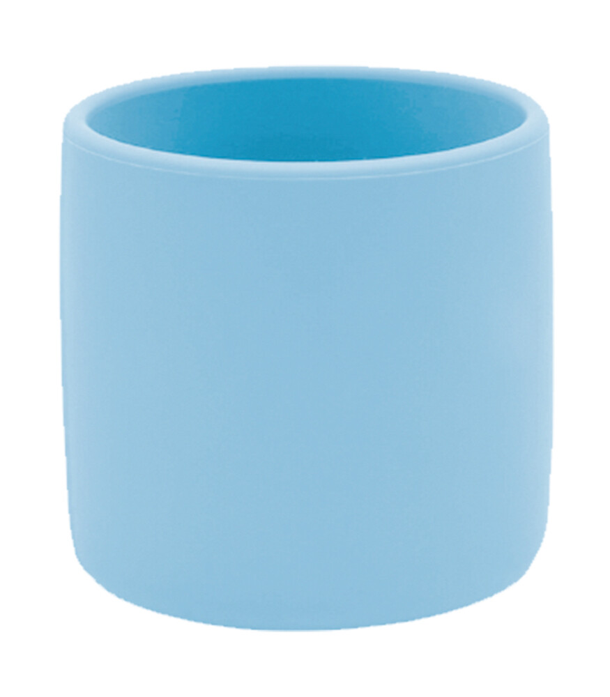 Silikon Mini Bardak Mineral Blue