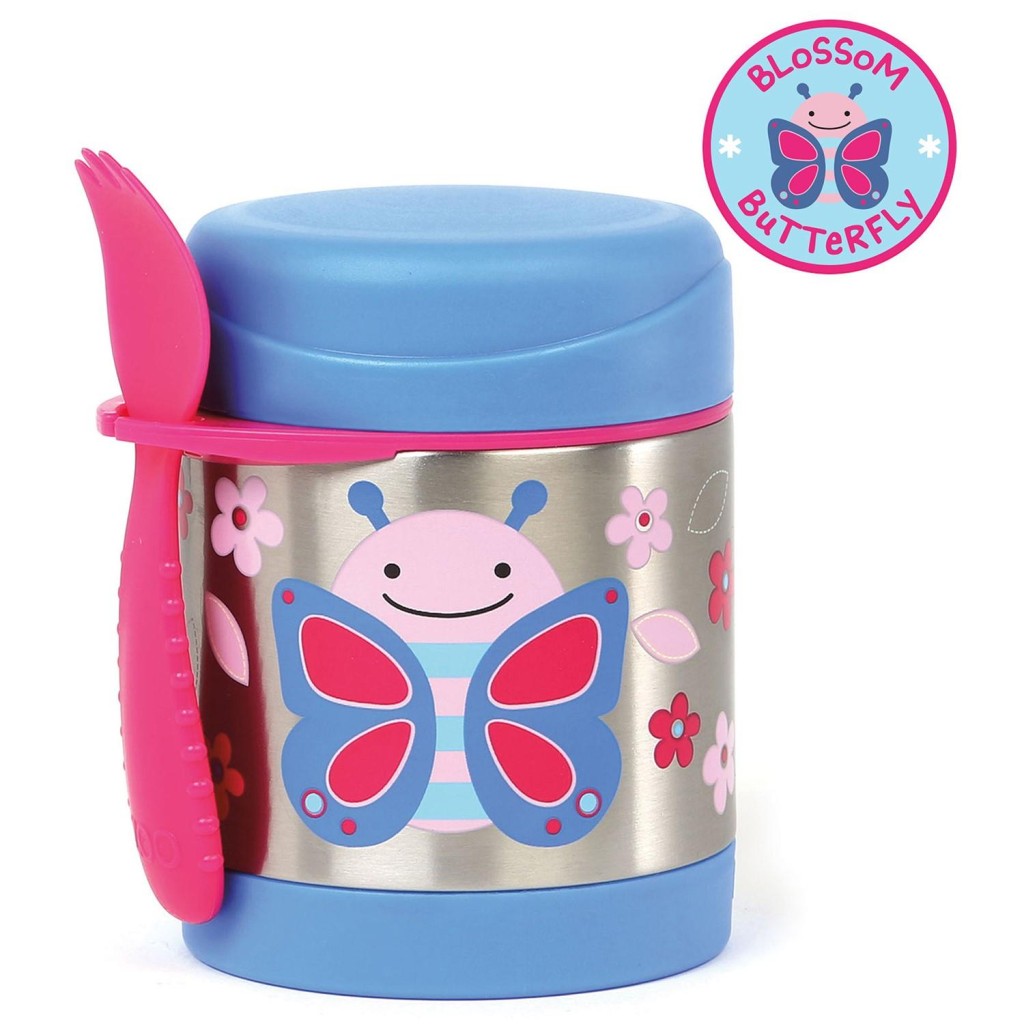 Zoo Paslanmaz Çelik Termos 325 ml Kelebek