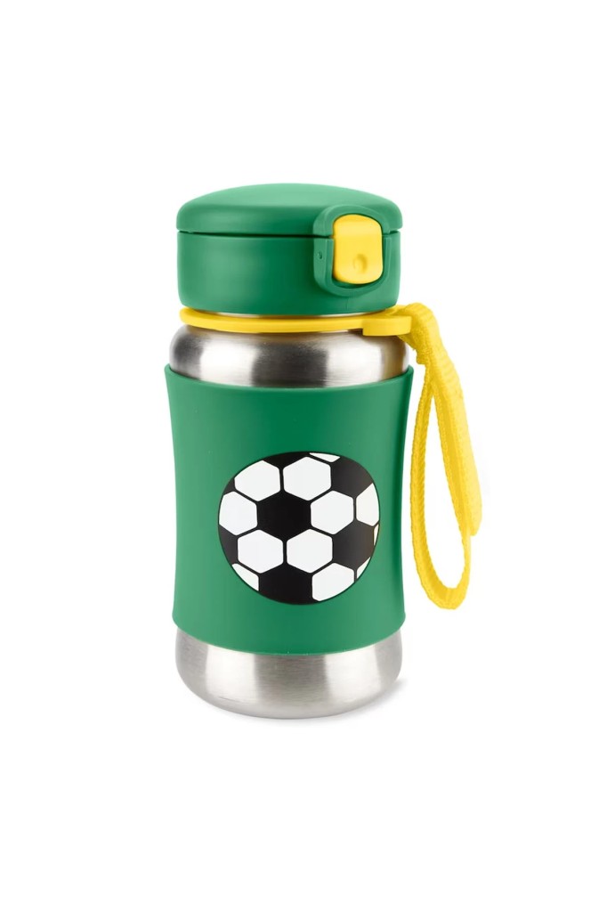 Zoo Pipetli Paslanmaz Çelik Suluk 350 ml Futbol