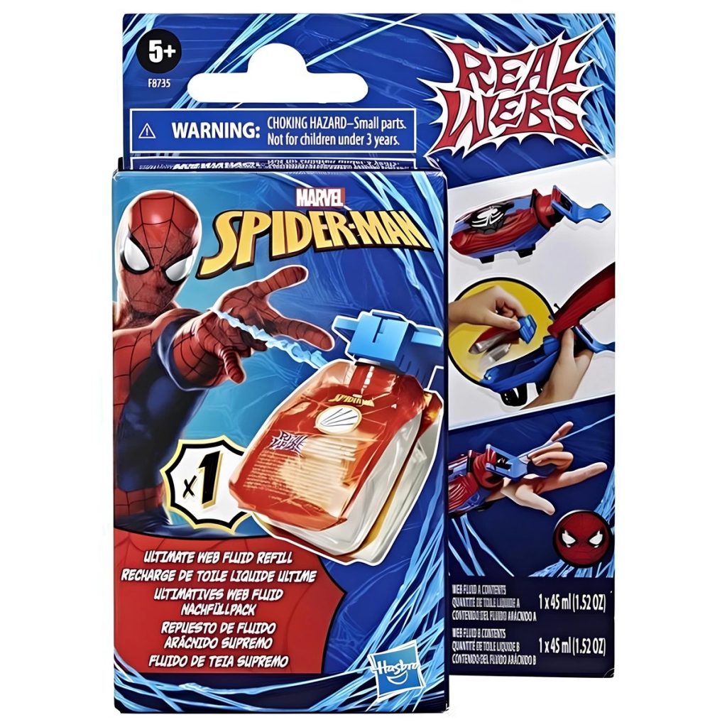 Spider-Man Ağ Ve Su Fırlatıcı Yedek Paket