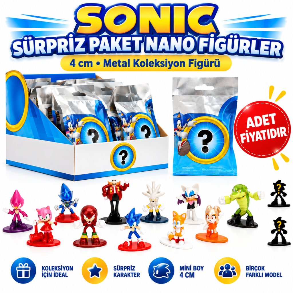Sürpriz Paket Nano Koleksiyon Figürleri (ADET FİYATIDIR)
