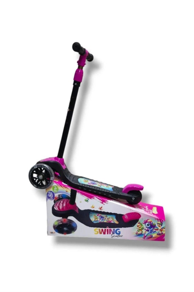 Swing Scooter Pembe Işıklı
