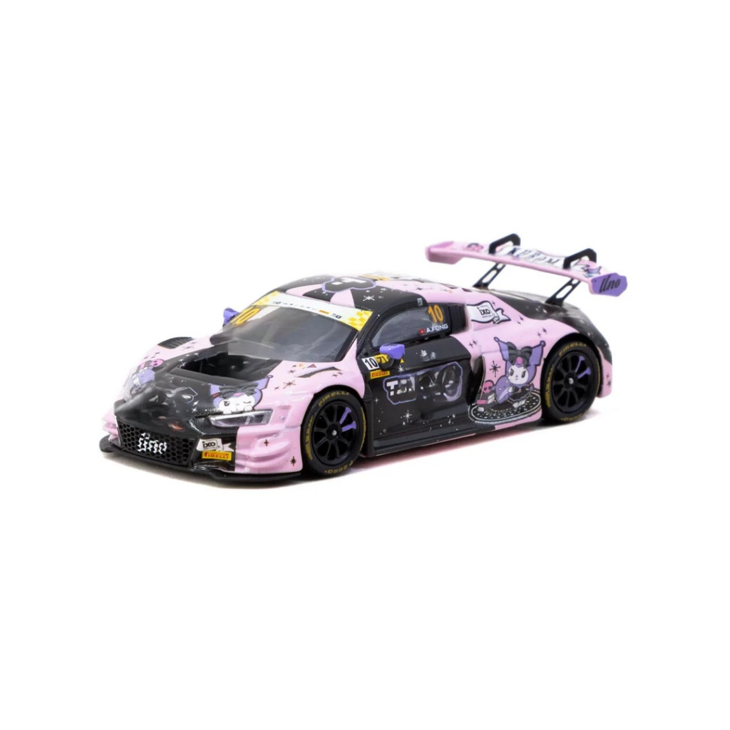 1/64 MODEL ARAÇ R8 LMS GT3 evo II Macau GT Cup - FIA GT World Cup 2024 #10 with Tarmac Cards Combo Set