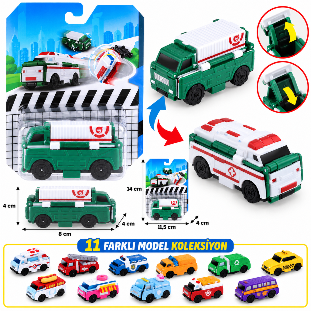 Dönüşen Araçlar Posta Aracı / Ambulans (adet fiyatıdır)