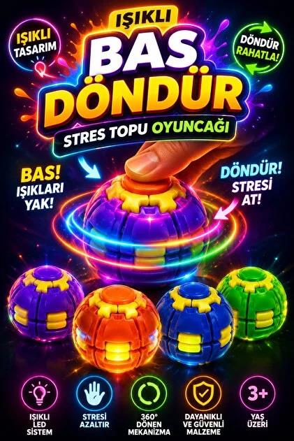 0036 Spın Top- Işıklı